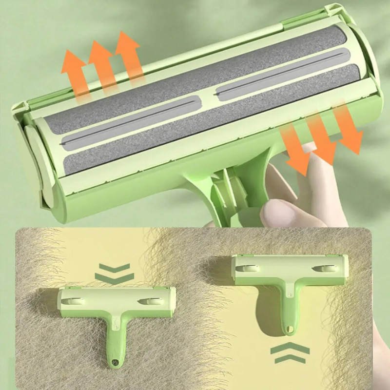 FurFree™ Pro | Självrengörande Pet Hair Remover Roller 2-Väg